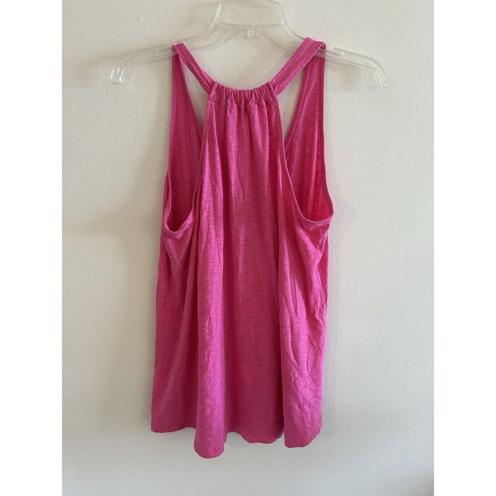 Lilly Pulitzer Tank Top Womens Large Pink Luxletic Racerback Athletic - Picture 6 of 8